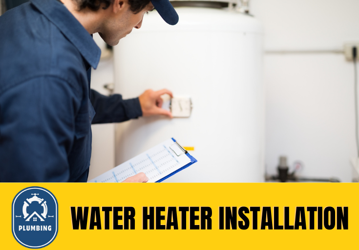 water heater installation Higham